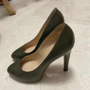 Giuseppe Zanotti Green Leather Pump